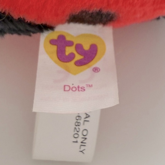 Ty Beanie Ballz Dots Ladybug Plush - Picture 7 of 8